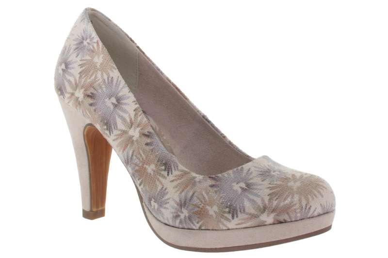 MARCO TOZZI Lodičky cream flower