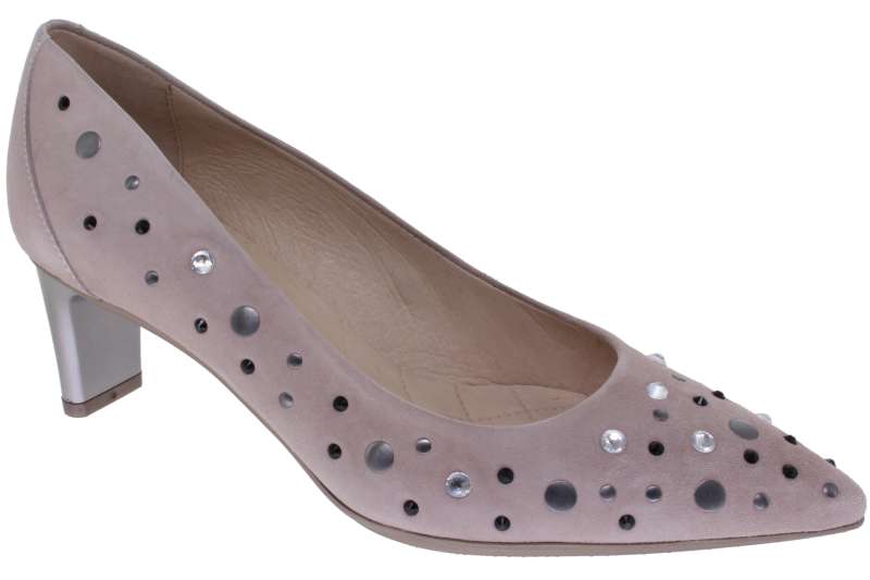 HISPANITAS Kožené lodičky nougat