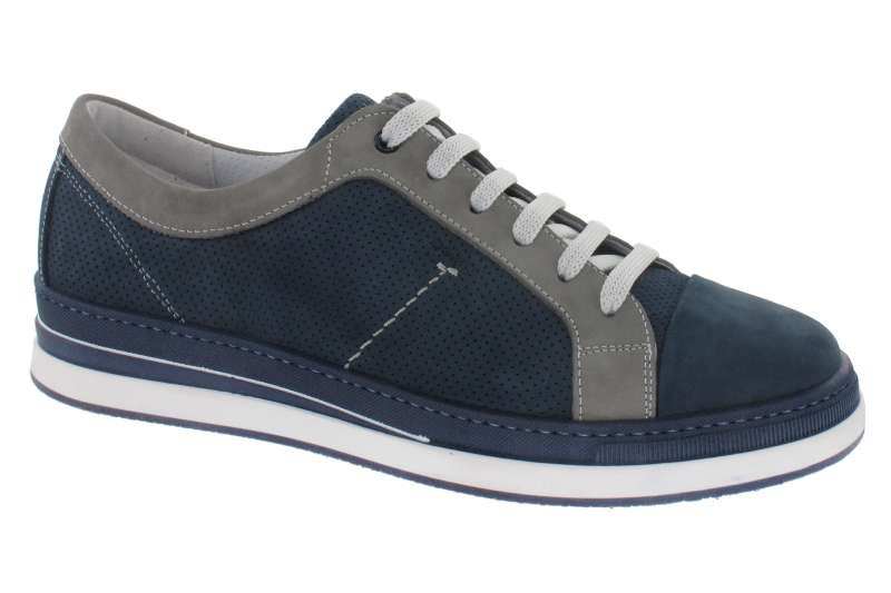 IGI&CO Pánská kožená vycházková obuv azzurro