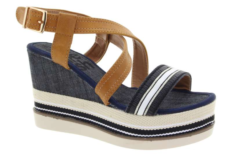 REFRESH Dámská obuv na klínu modrá