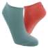 TOMMY HILFIGER 2 páry barevných ponožek coral combo