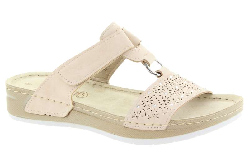 JANA Letní dámské pantofle rose "H"