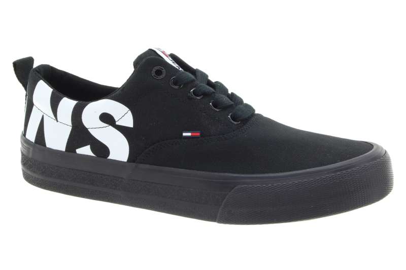TOMMY HILFIGER Pánské tenisky black
