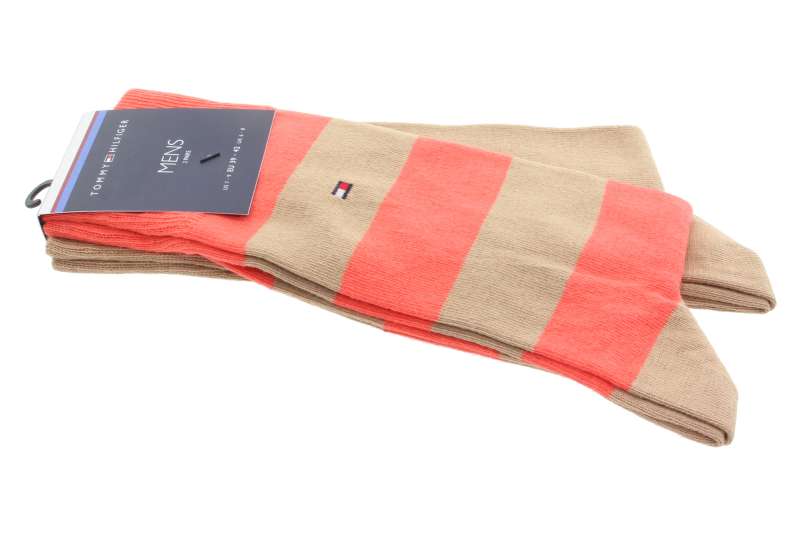 TOMMY HILFIGER Pánské ponožky coral 2 páry