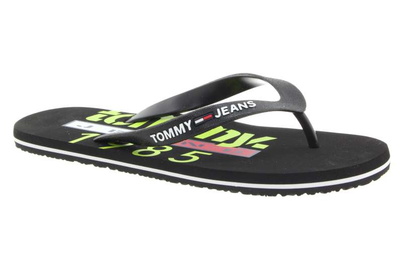 TOMMY HILFIGER Pánské žabky black