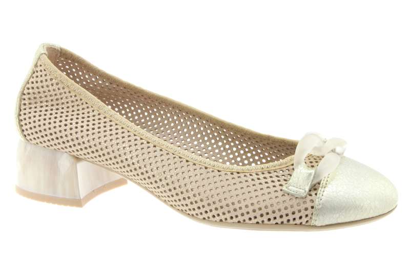 HISPANITAS Dámské kožené baleríny antico