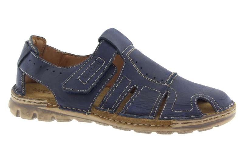 JOSEF SEIBEL Pánské kožené sandály dunkelblau