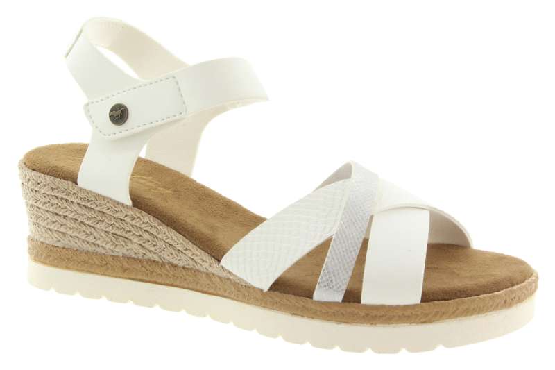 MUSTANG Dámské letní sandálky weiss