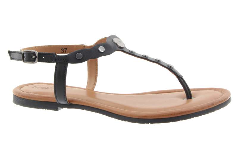 MEXX Dámské kožené sandálky black