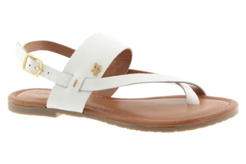 MEXX Kožené dámské letní sandálky white