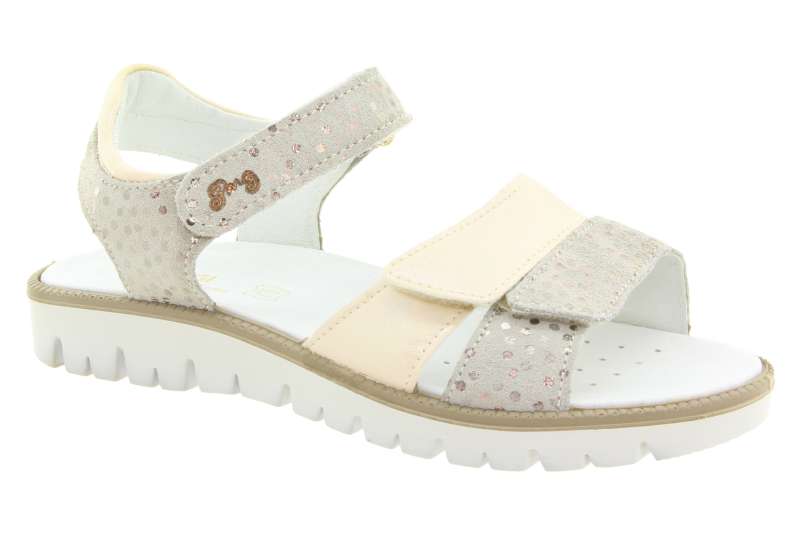 PRIMIGI Dívčí letní sandálky kožené cipria
