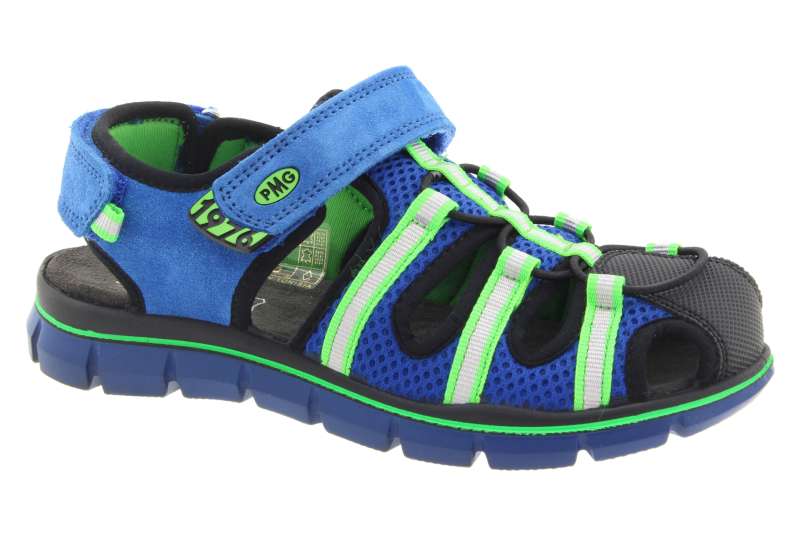 PRIMIGI Dětské kožené sandálky blue