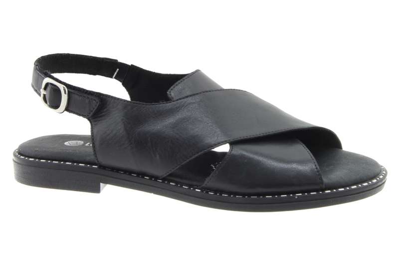 REMONTE Dámské letní sandálky kožené black