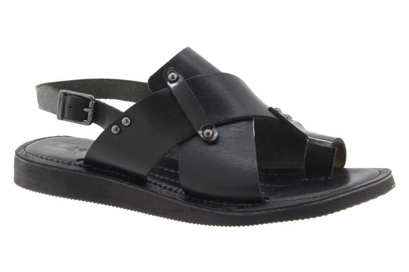 VENUS Dámské kožené sandálky black