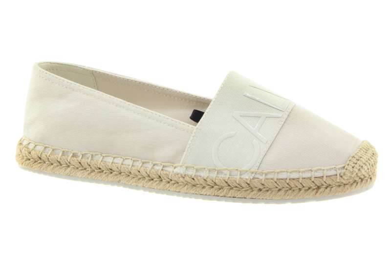 CALVIN KLEIN Dámské espadrilky white sand