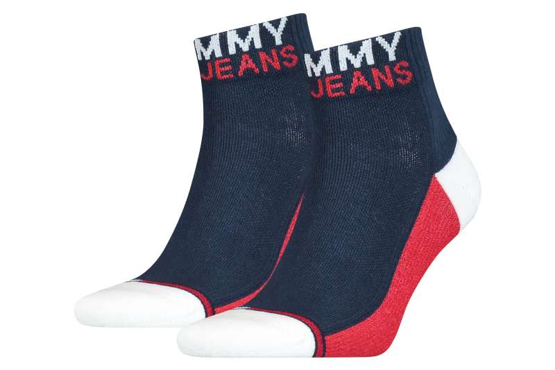 TOMMY JEANS Pánské ťapky tmavě modré 2 páry