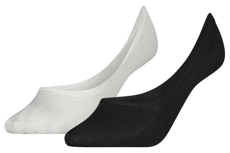 TOMMY HILFIGER Dámské ťapky black-white 2 páry