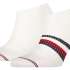 TOMMY HILFIGER Pánské ponožky bílé 2 páry