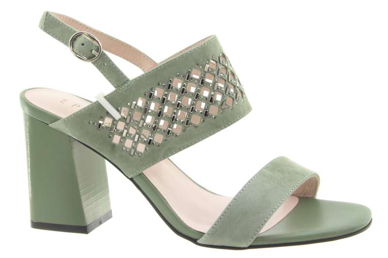 EPICA Dámské kožené sandálky zelené