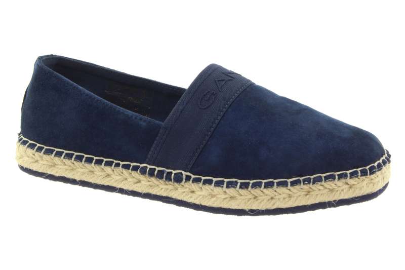 GANT Dámské kožné espadrilky tmavě modré