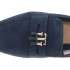 TOMMY HILFIGER Dámské kožené modré mokasínky