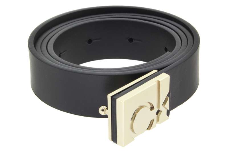 CALVIN KLEIN Dámský kožený pásek black