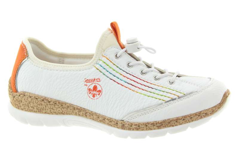 RIEKER Dámské nazouvací tenisky white