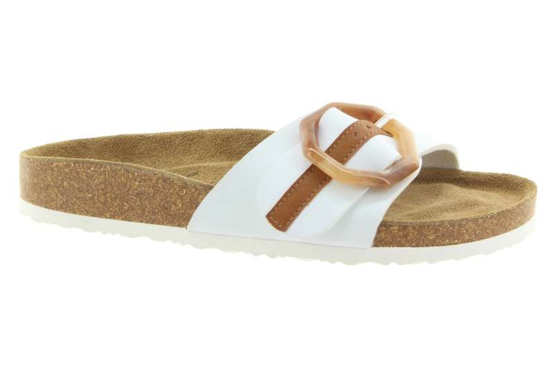 RIEKER Dámské letní pantofle bílé