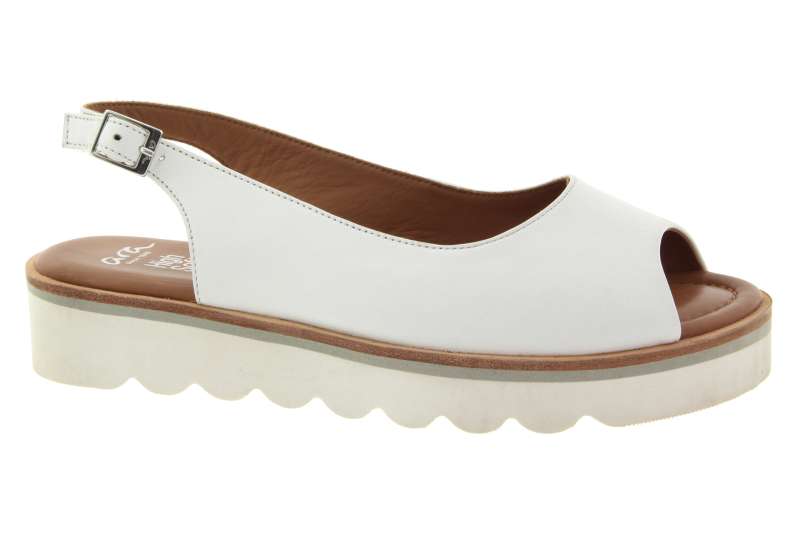 ARA Dámské kožené bílé sandály