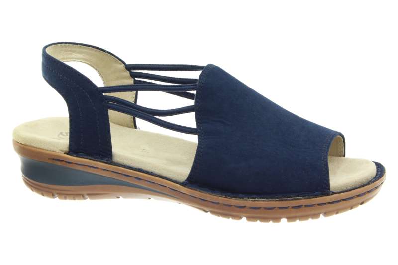ARA Dámské kožené tmavě modré sandály