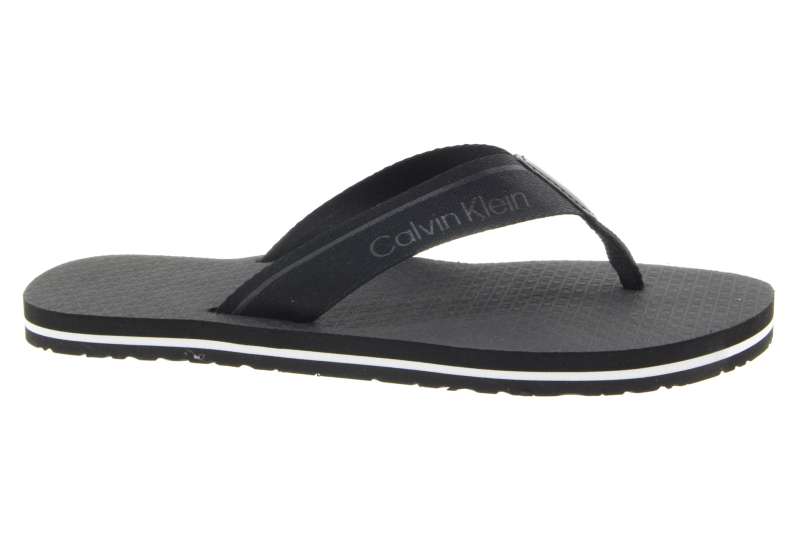 CALVIN KLEIN Dámské černé žabky