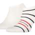 TOMMY HILFIGER Pánské bílé ponožky 2 páry