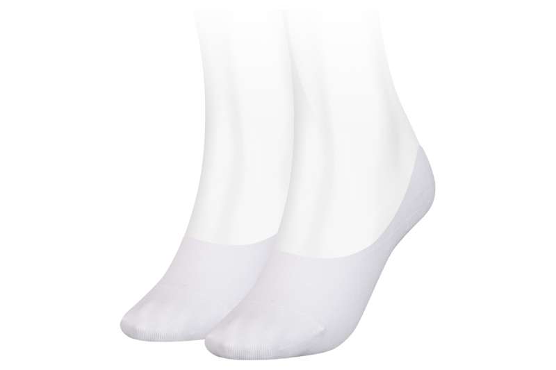TOMMY HILFIGER Dámské nízké bílé ponožky 2 páry