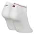 TOMMY HILFIGER Dámské bílé nízké ponožky 2 páry