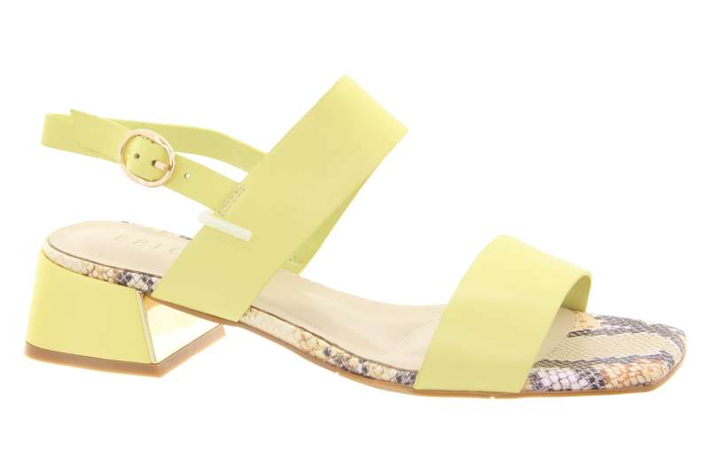 EPICA Dámské žluté kožené sandály