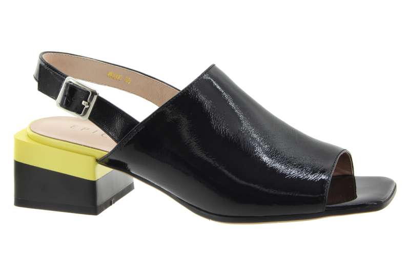 EPICA Dámské kožené lakované sandálky