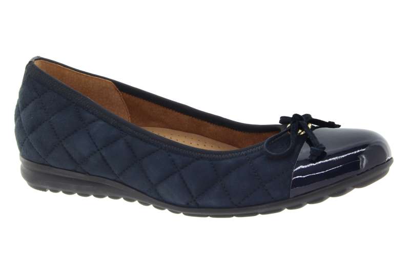 GABOR Dámské kožené tmavě modré baleríny