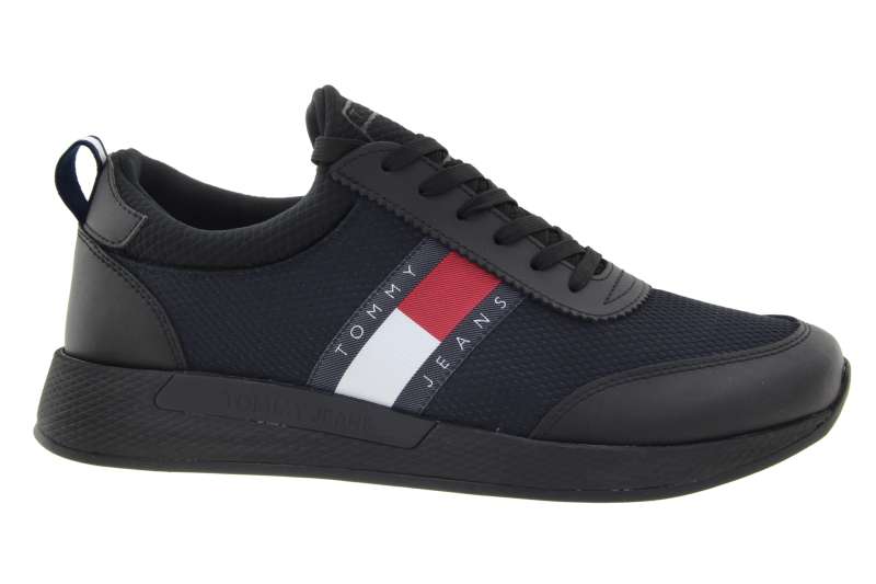 TOMMY JEANS Pánské černé celoroční tenisky