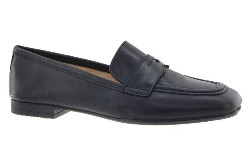 HISPANITAS Dámské kožené černé mokasíny