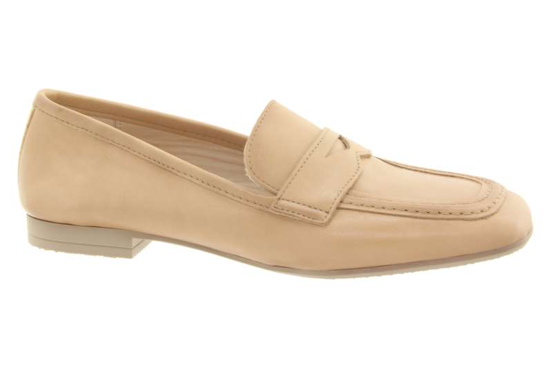 HISPANITAS Dámské béžové kožené mokasíny