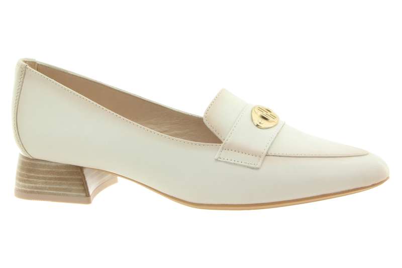 HISPANITAS Dámské kožené bílé mokasínky