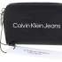 CALVIN KLEIN Jeans Dámská krátká peněženka na zip černá