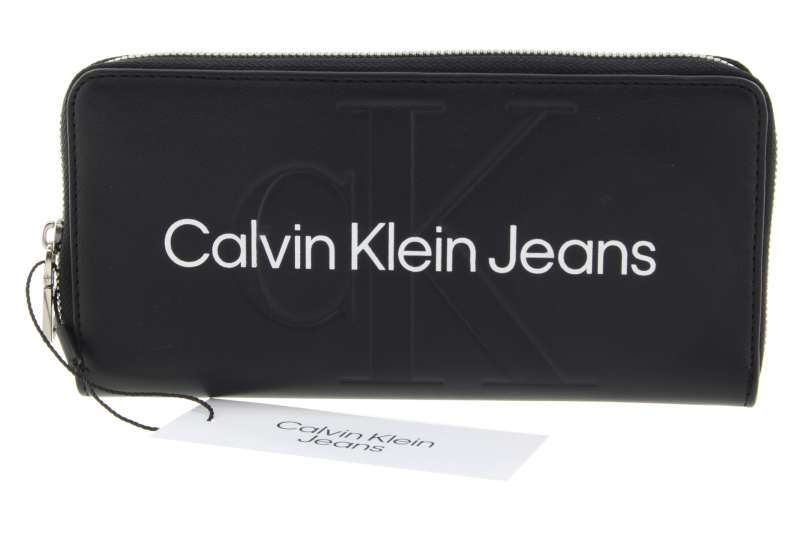 CALVIN KLEIN Jeans Dámská černá peněženka na zip