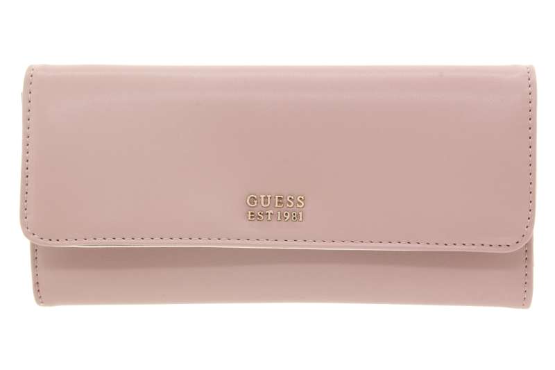 GUESS Dámská dlouhá růžová peněženka