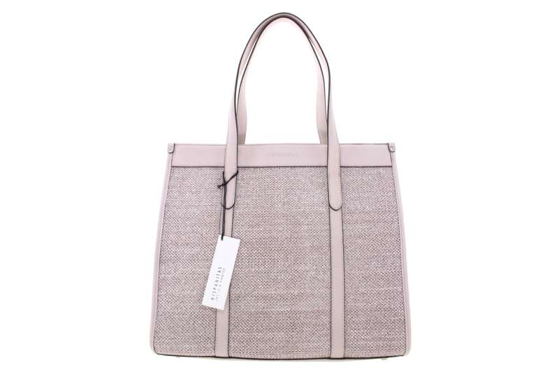 HISPANITAS Dámská nugátová kabelka se sisalem