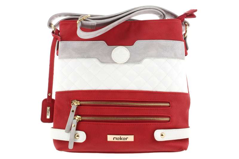 RIEKER Dámská červeno bílá crossover