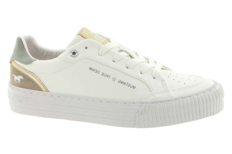 MUSTANG Dámské bílé celoroční tenisky