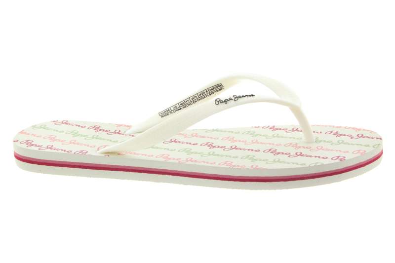 PEPE JEANS Dámské letní bílé žabky