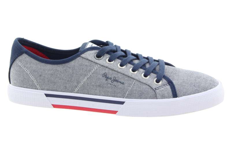 PEPE JEANS Pánské textilní modré tenisky