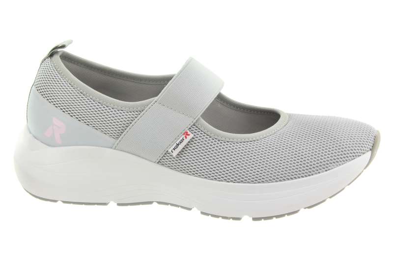 RIEKER REVOLUTION Dámské šedé baleríny